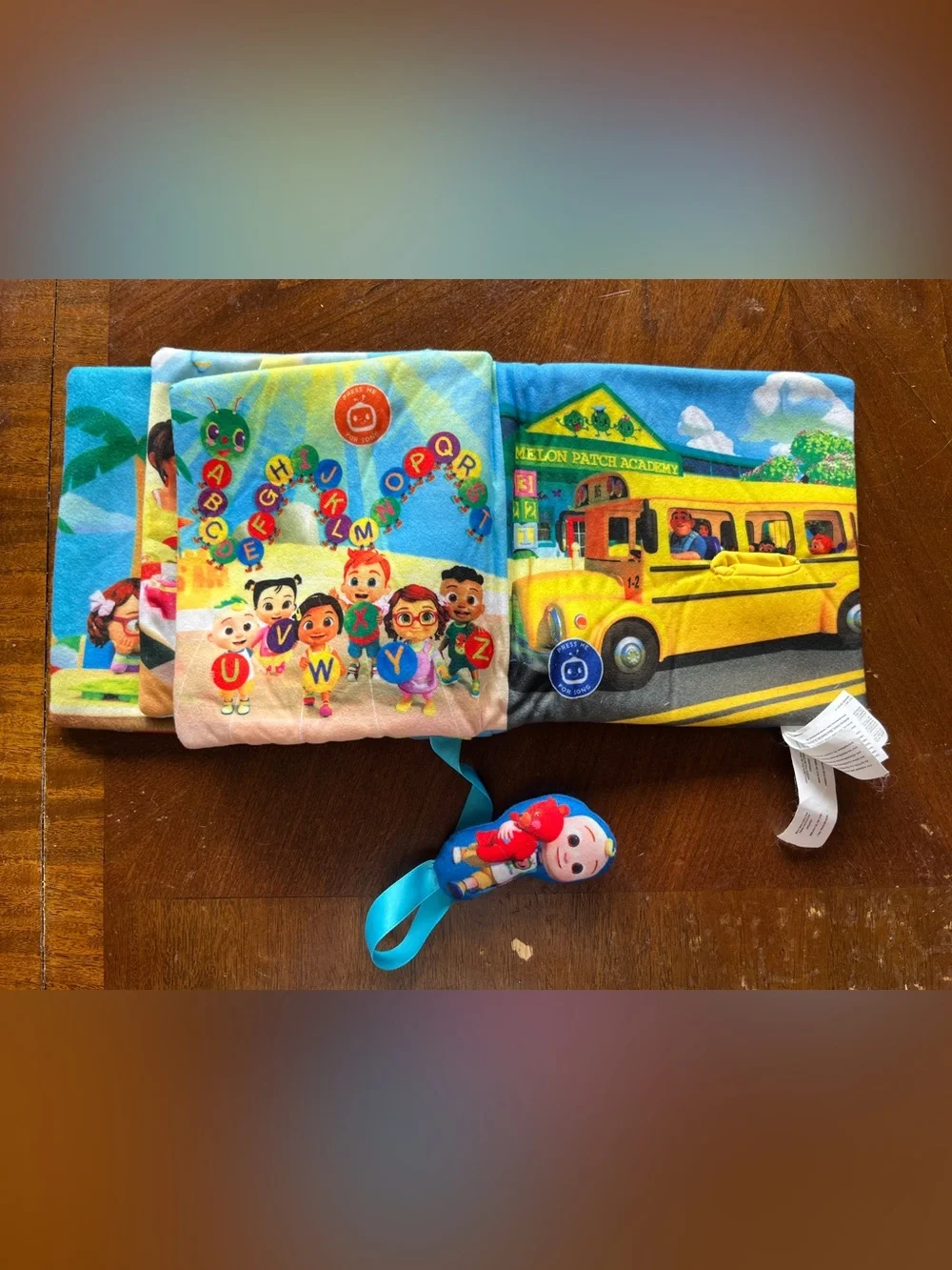 Musical CoCoMelon plush book